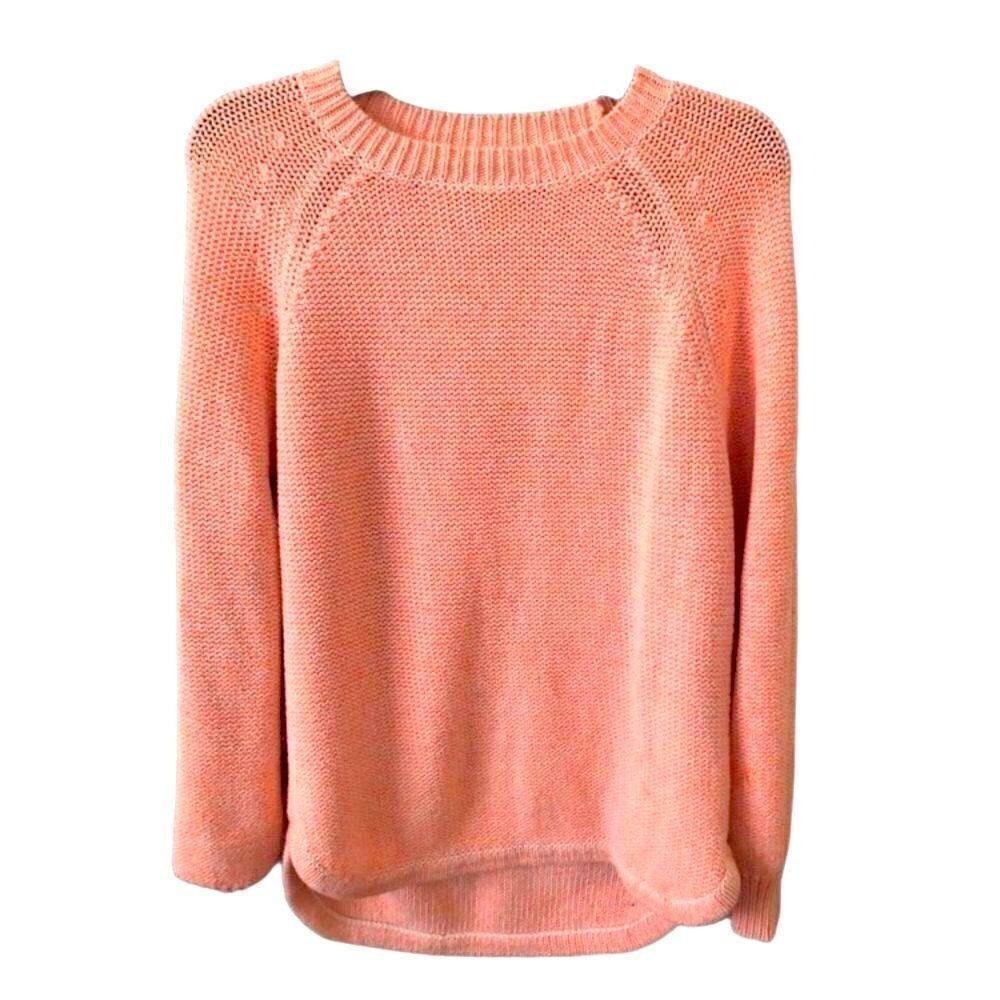 Gianni Bini long sleeve coral sweater size Large